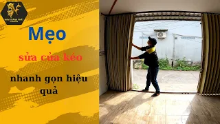 Cách sửa cửa kéo bị kẹt nhanh gọn và hiệu quả 1 hình ảnh sửa cửa kéo đài loan bi kẹt tại cần thơ