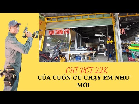 Khắc phục nguyên nhân cửa cuốn bị kêu – Giải pháp đơn giản tại nhà 1 sửa cửa cuốn cũ chạy êm như mới
