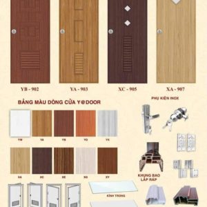 Cửa nhựa giả gỗ Cần Thơ – Giải pháp bền đẹp, chống nước, giá tốt cho mọi công trình