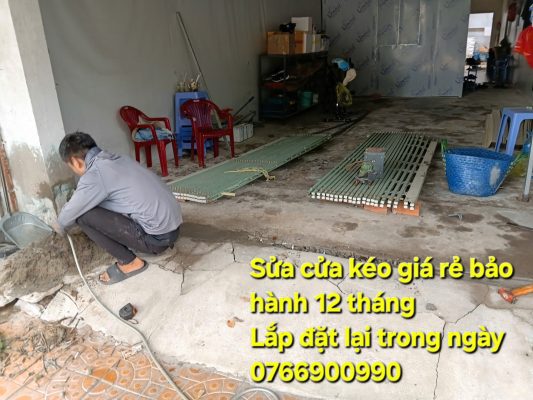 Sửa Cửa Kéo Đài Loan Cần Thơ Bảo Hành 12 Tháng, Lắp Ráp Trong Ngày