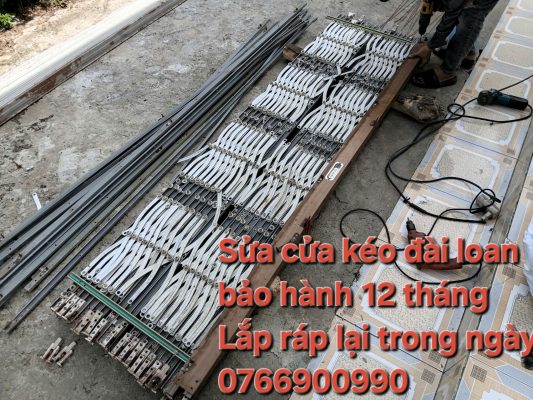 Sửa Cửa Kéo Đài Loan Cần Thơ Bảo Hành 12 Tháng, Lắp Ráp Trong Ngày